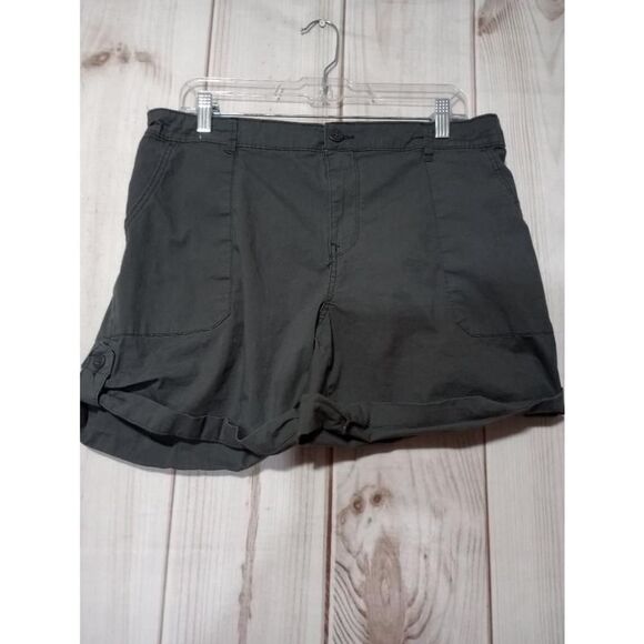 Social Standard Shorts Ladies‎ Extra Large Gray Chino Light Weight - Picture 1 of 6